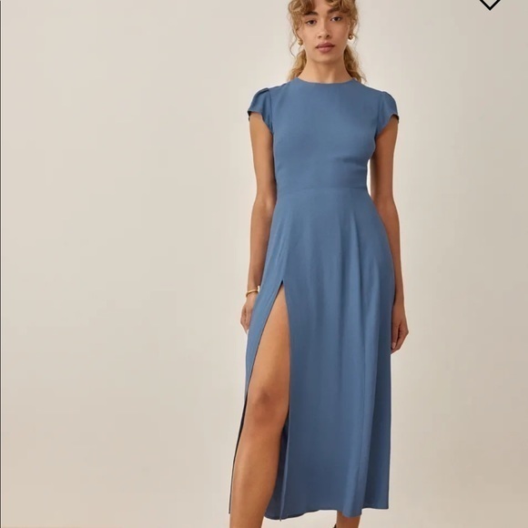 Reformation Gavin Dress in Morning Glory *NEW*